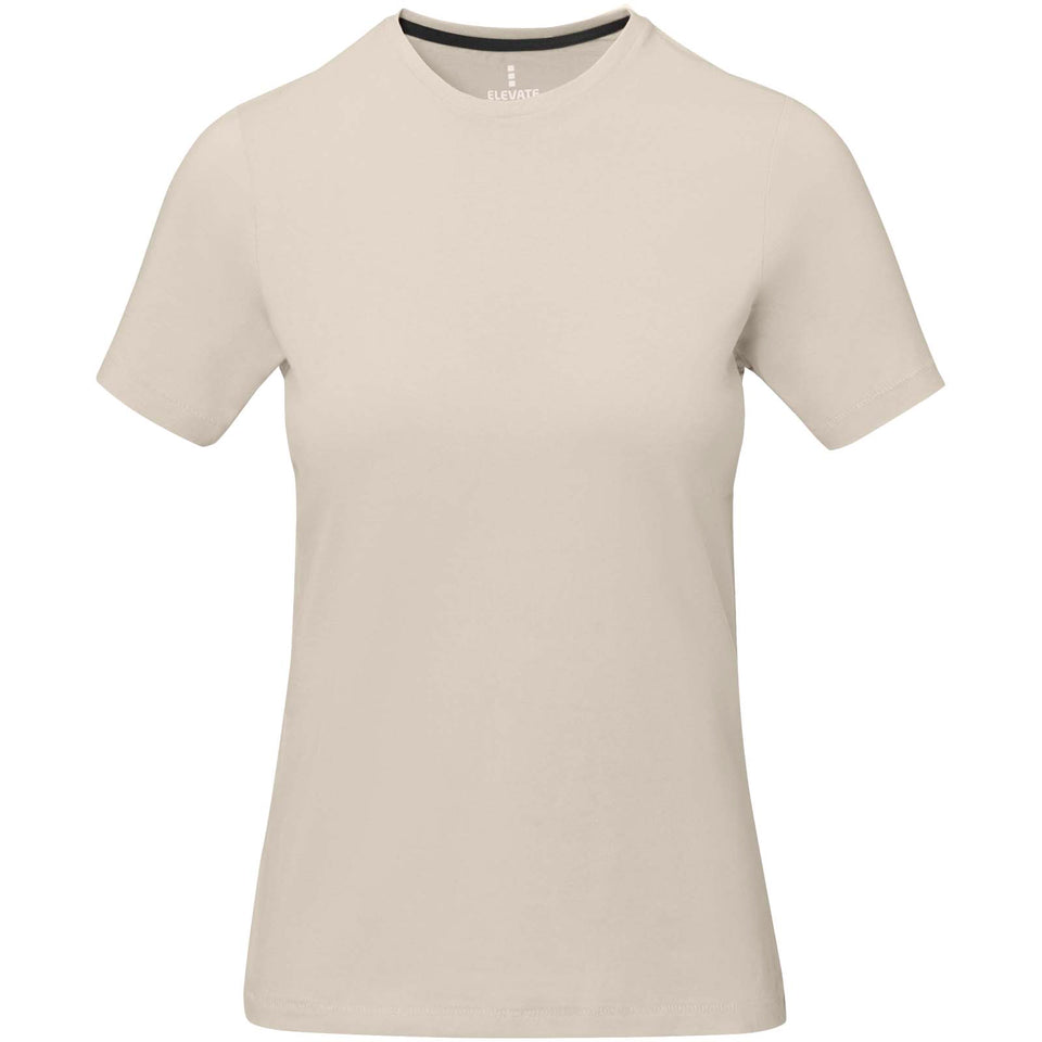 T-shirt Nanaimo a manica corta da donna personalizzato con logo - Pubblienne