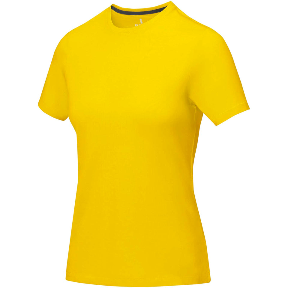T-shirt Nanaimo a manica corta da donna personalizzato con logo - Pubblienne