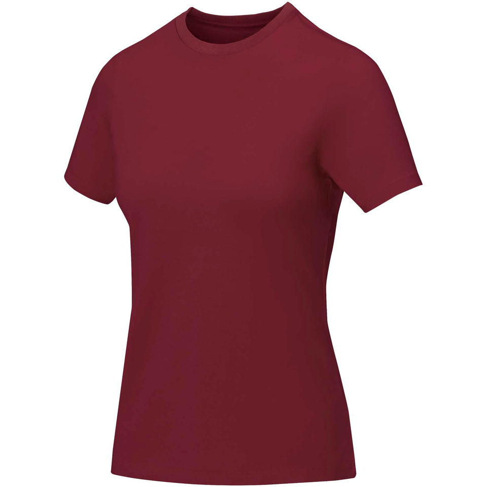 T-shirt Nanaimo a manica corta da donna personalizzato con logo - Pubblienne