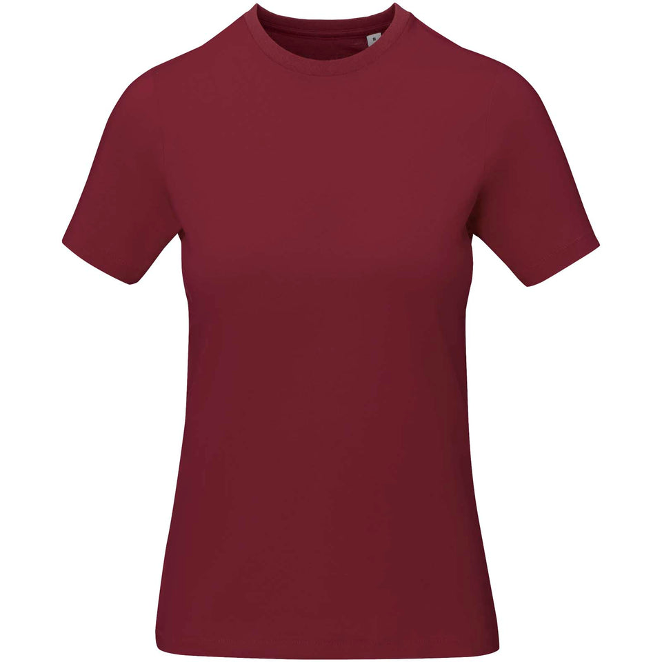 T-shirt Nanaimo a manica corta da donna personalizzato con logo - Pubblienne