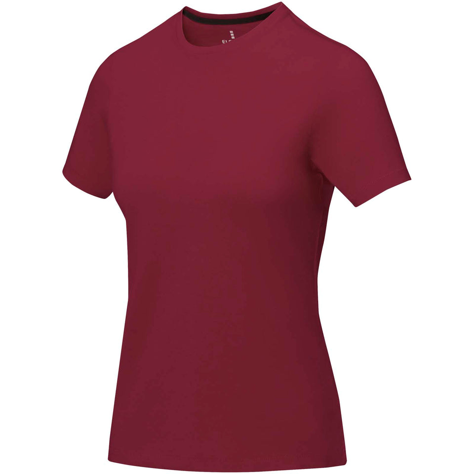 T-shirt Nanaimo a manica corta da donna personalizzato con logo - Pubblienne