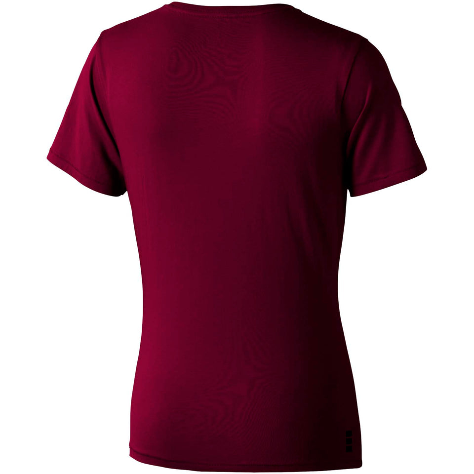 T-shirt Nanaimo a manica corta da donna personalizzato con logo - Pubblienne
