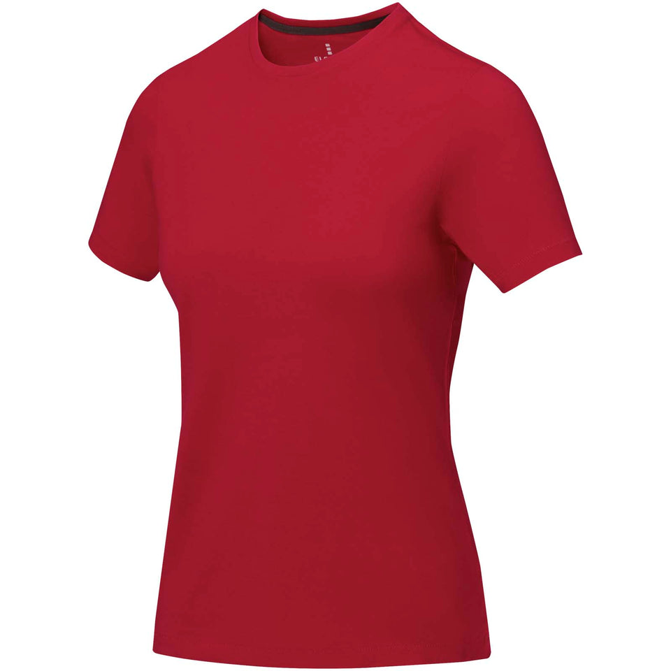 T-shirt Nanaimo a manica corta da donna personalizzato con logo - Pubblienne