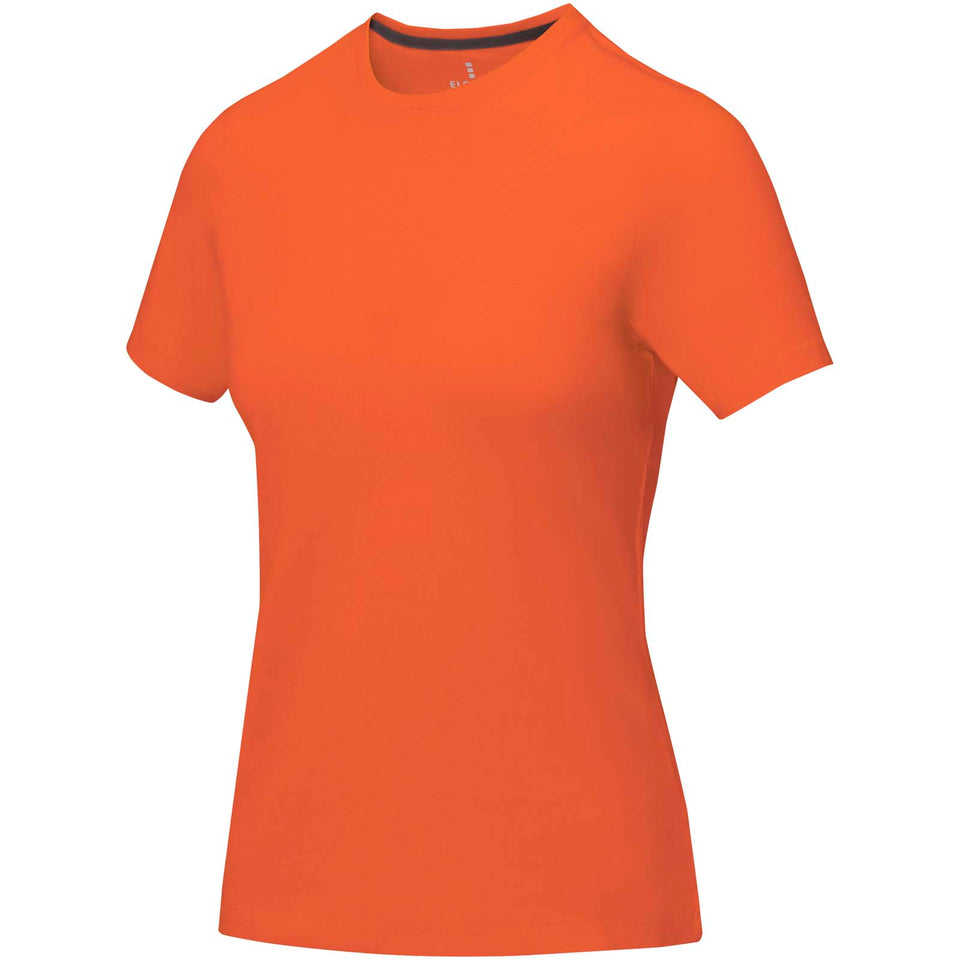 T-shirt Nanaimo a manica corta da donna personalizzato con logo - Pubblienne