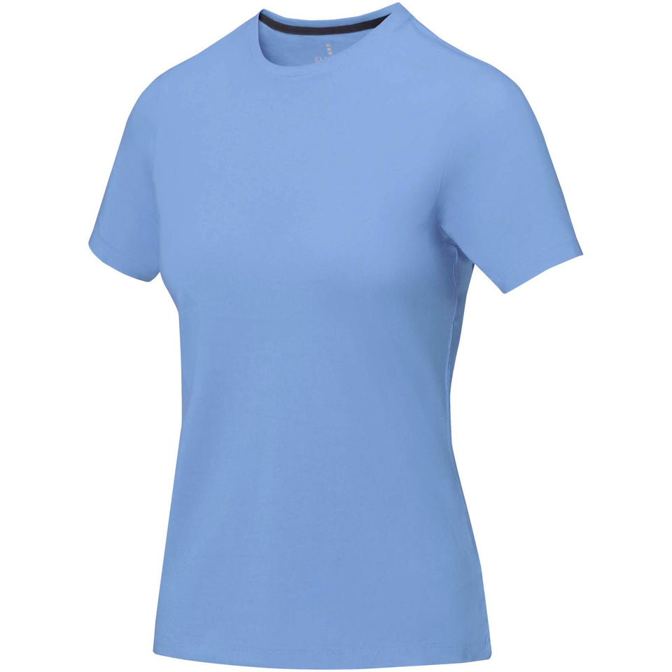 T-shirt Nanaimo a manica corta da donna personalizzato con logo - Pubblienne