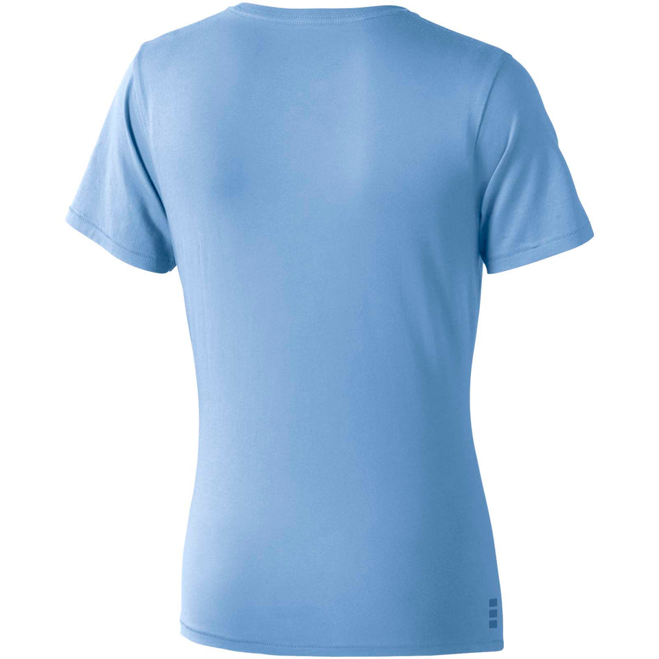 T-shirt Nanaimo a manica corta da donna personalizzato con logo - Pubblienne