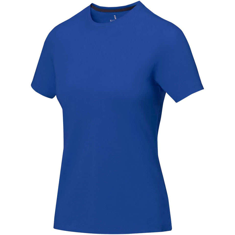 T-shirt Nanaimo a manica corta da donna personalizzato con logo - Pubblienne