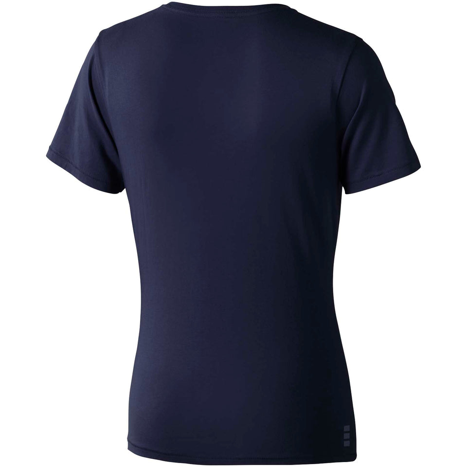 T-shirt Nanaimo a manica corta da donna personalizzato con logo - Pubblienne