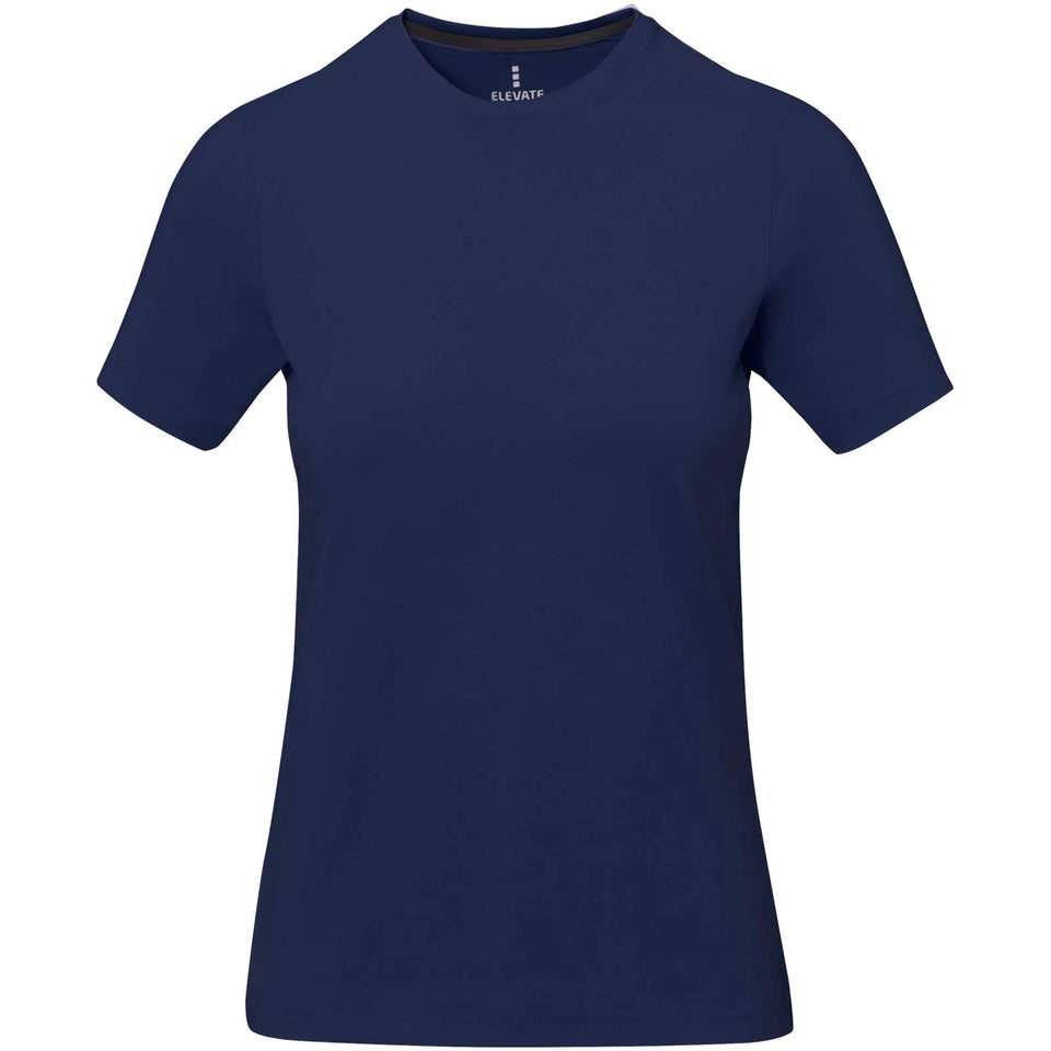 T-shirt Nanaimo a manica corta da donna personalizzato con logo - Pubblienne
