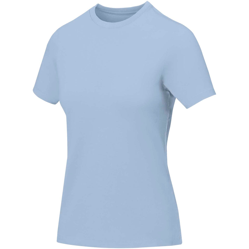 T-shirt Nanaimo a manica corta da donna personalizzato con logo - Pubblienne