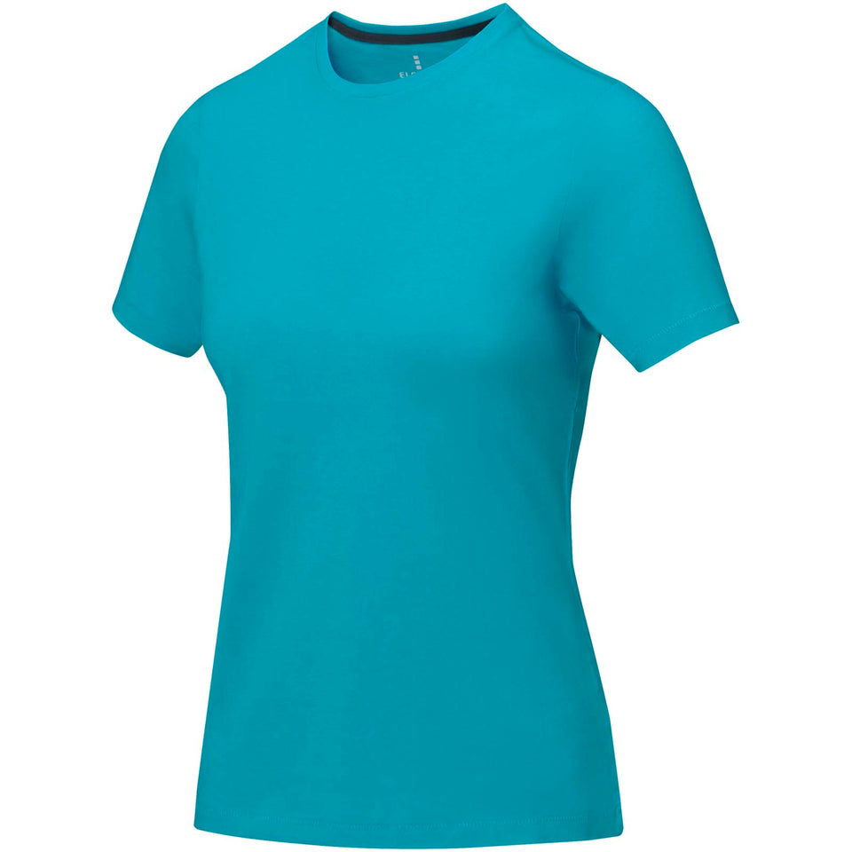 T-shirt Nanaimo a manica corta da donna personalizzato con logo - Pubblienne