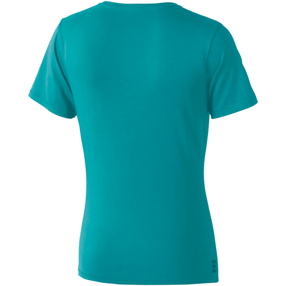 T-shirt Nanaimo a manica corta da donna personalizzato con logo - Pubblienne