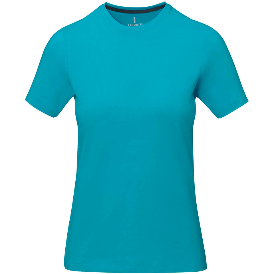 T-shirt Nanaimo a manica corta da donna personalizzato con logo - Pubblienne