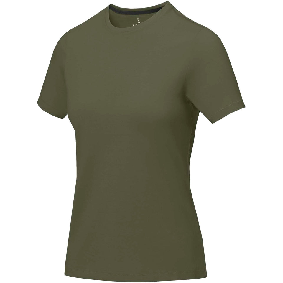 T-shirt Nanaimo a manica corta da donna personalizzato con logo - Pubblienne