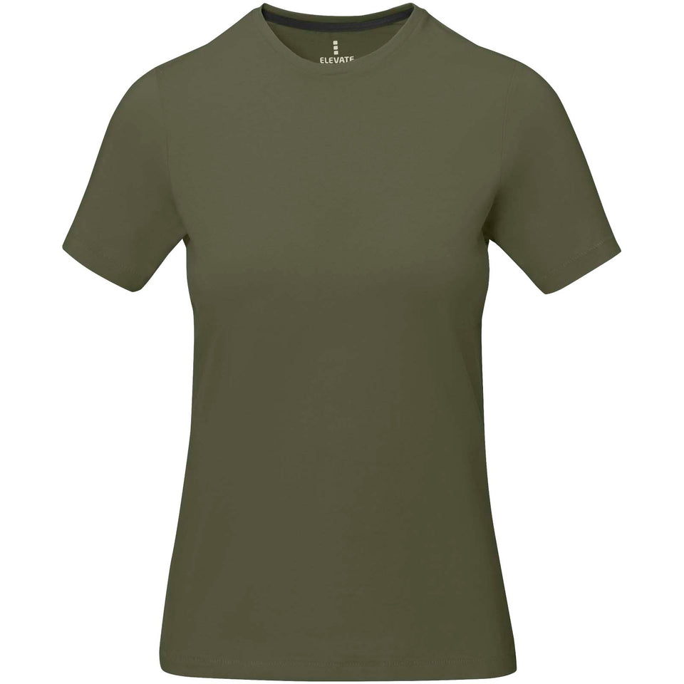 T-shirt Nanaimo a manica corta da donna personalizzato con logo - Pubblienne