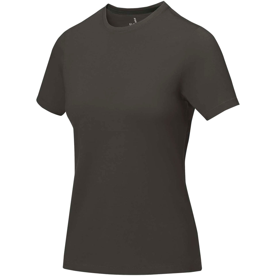 T-shirt Nanaimo a manica corta da donna personalizzato con logo - Pubblienne
