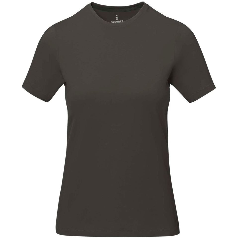T-shirt Nanaimo a manica corta da donna personalizzato con logo - Pubblienne