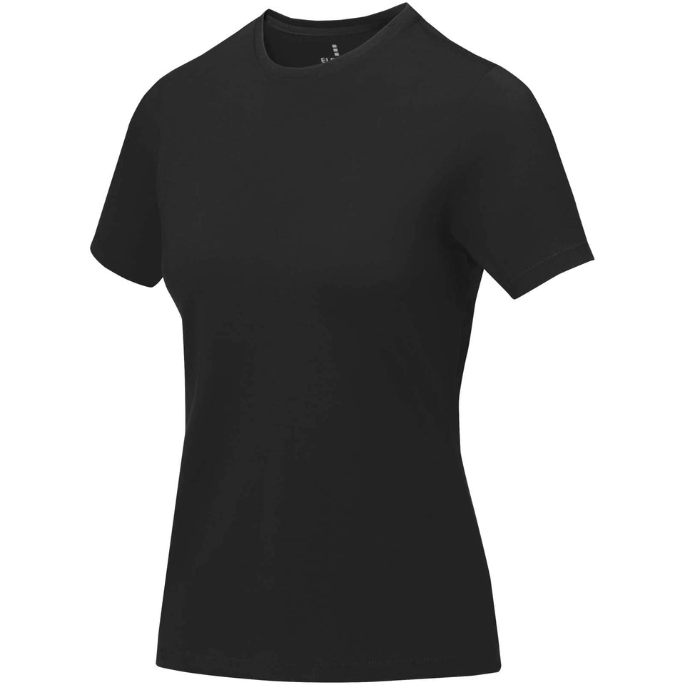 T-shirt Nanaimo a manica corta da donna personalizzato con logo - Pubblienne