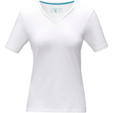 T-shirt Kawartha in tessuto organico a manica corta da donna personalizzato con logo - Pubblienne