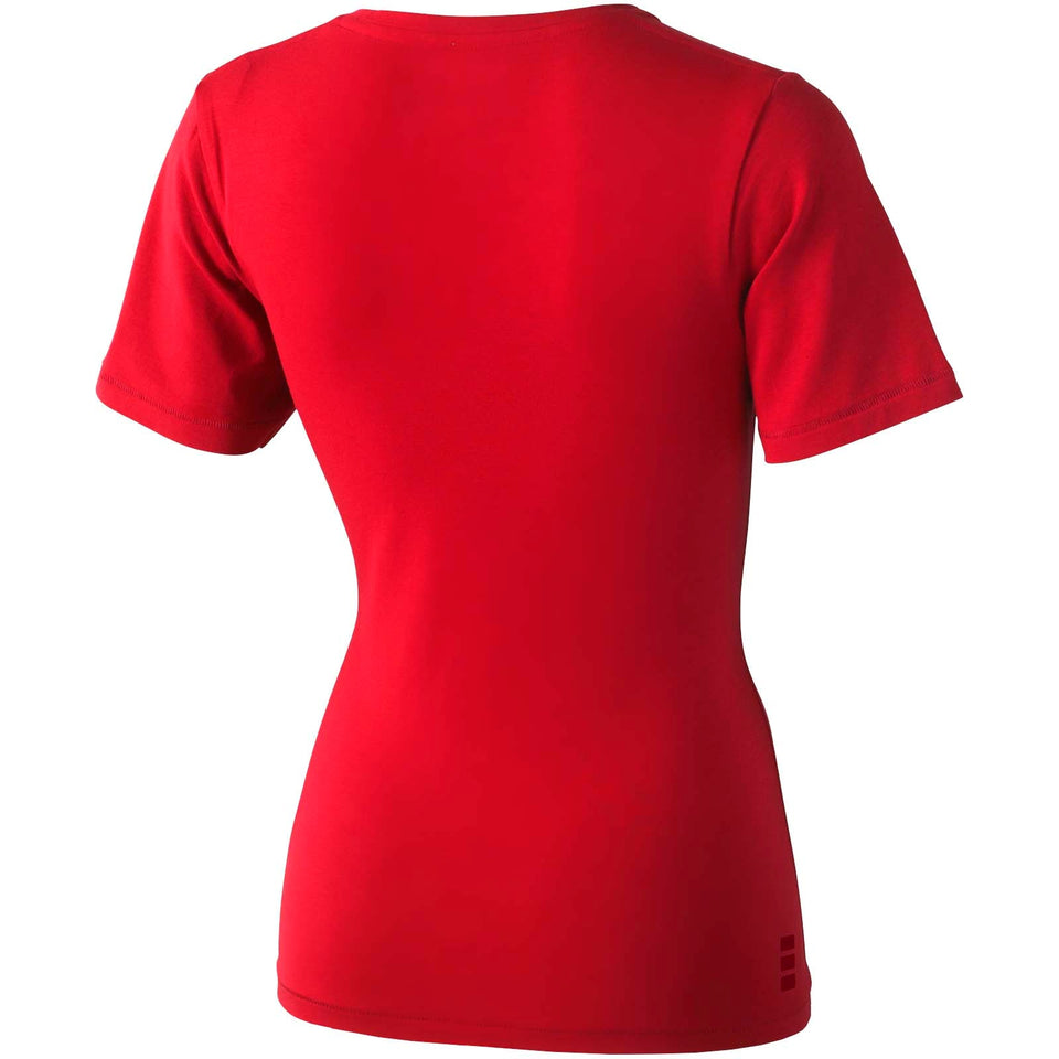 T-shirt Kawartha in tessuto organico a manica corta da donna personalizzato con logo - Pubblienne