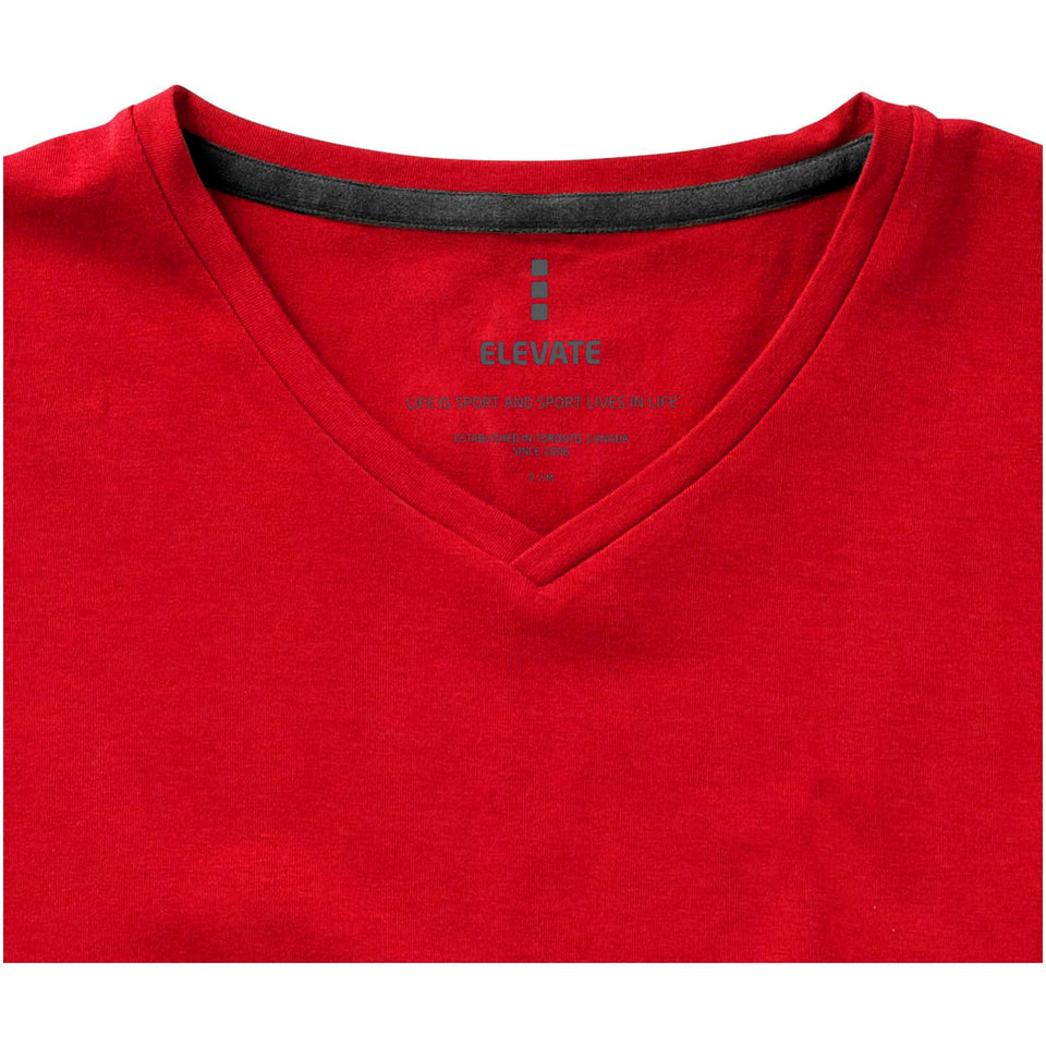 T-shirt Kawartha in tessuto organico a manica corta da donna personalizzato con logo - Pubblienne