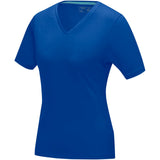 T-shirt Kawartha in tessuto organico a manica corta da donna personalizzato con logo - Pubblienne