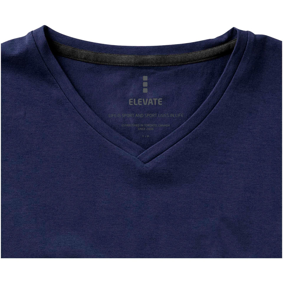 T-shirt Kawartha in tessuto organico a manica corta da donna personalizzato con logo - Pubblienne