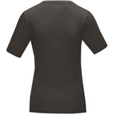 T-shirt Kawartha in tessuto organico a manica corta da donna personalizzato con logo - Pubblienne