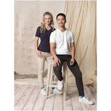 T-shirt Kawartha in tessuto organico a manica corta da donna personalizzato con logo - Pubblienne