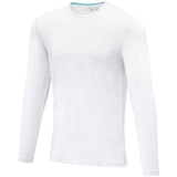T-shirt Ponoka in tessuto organico a manica lunga da uomo personalizzato con logo - Pubblienne