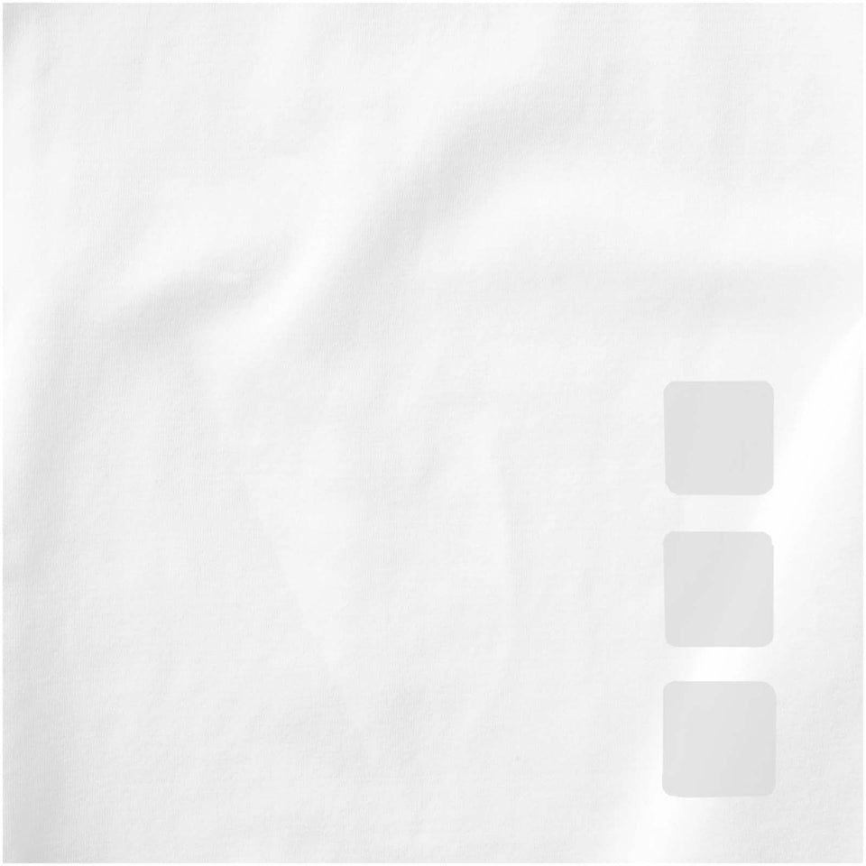 T-shirt Ponoka in tessuto organico a manica lunga da uomo personalizzato con logo - Pubblienne