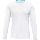 T-shirt Ponoka in tessuto organico a manica lunga da uomo personalizzato con logo - Pubblienne