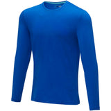 T-shirt Ponoka in tessuto organico a manica lunga da uomo personalizzato con logo - Pubblienne
