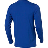 T-shirt Ponoka in tessuto organico a manica lunga da uomo personalizzato con logo - Pubblienne