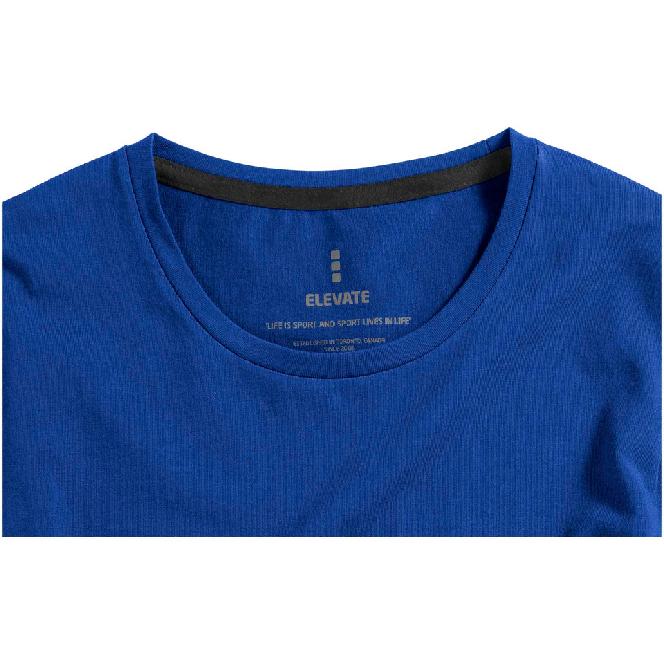 T-shirt Ponoka in tessuto organico a manica lunga da uomo personalizzato con logo - Pubblienne