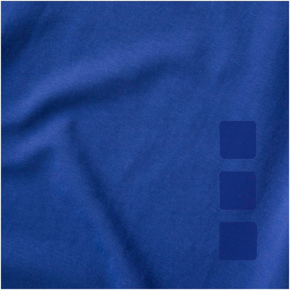 T-shirt Ponoka in tessuto organico a manica lunga da uomo personalizzato con logo - Pubblienne