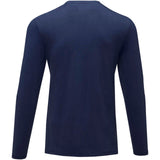 T-shirt Ponoka in tessuto organico a manica lunga da uomo personalizzato con logo - Pubblienne