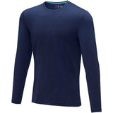 T-shirt Ponoka in tessuto organico a manica lunga da uomo personalizzato con logo - Pubblienne