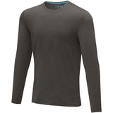 T-shirt Ponoka in tessuto organico a manica lunga da uomo personalizzato con logo - Pubblienne