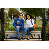 T-shirt Ponoka in tessuto organico a manica lunga da uomo personalizzato con logo - Pubblienne