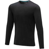 T-shirt Ponoka in tessuto organico a manica lunga da uomo personalizzato con logo - Pubblienne