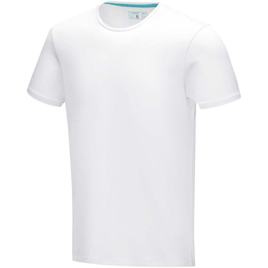 T-shirt Balfour in tessuto organico a manica corta da uomo personalizzato con logo - Pubblienne