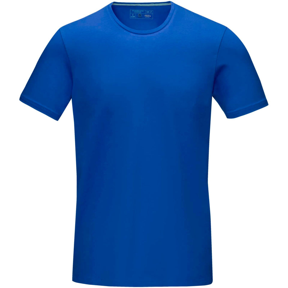 T-shirt Balfour in tessuto organico a manica corta da uomo personalizzato con logo - Pubblienne