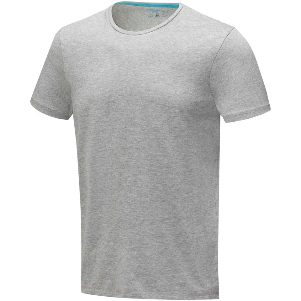 T-shirt Balfour in tessuto organico a manica corta da uomo personalizzato con logo - Pubblienne