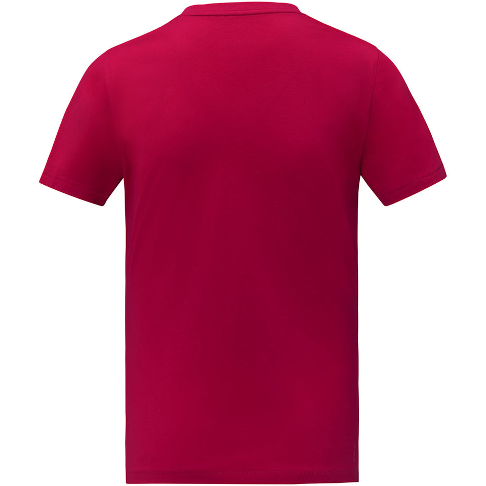 T-shirt Somoto da uomo a manica corta con collo a V personalizzato con logo - Pubblienne