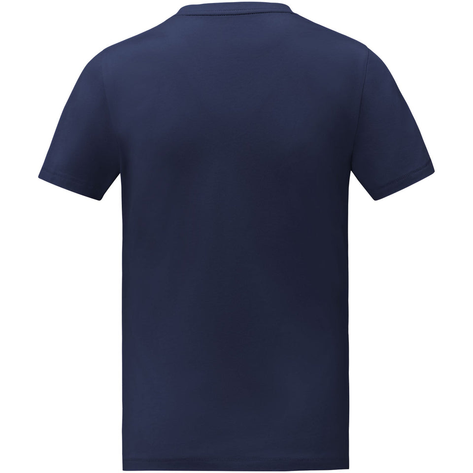 T-shirt Somoto da uomo a manica corta con collo a V personalizzato con logo - Pubblienne