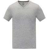 T-shirt Somoto da uomo a manica corta con collo a V personalizzato con logo - Pubblienne
