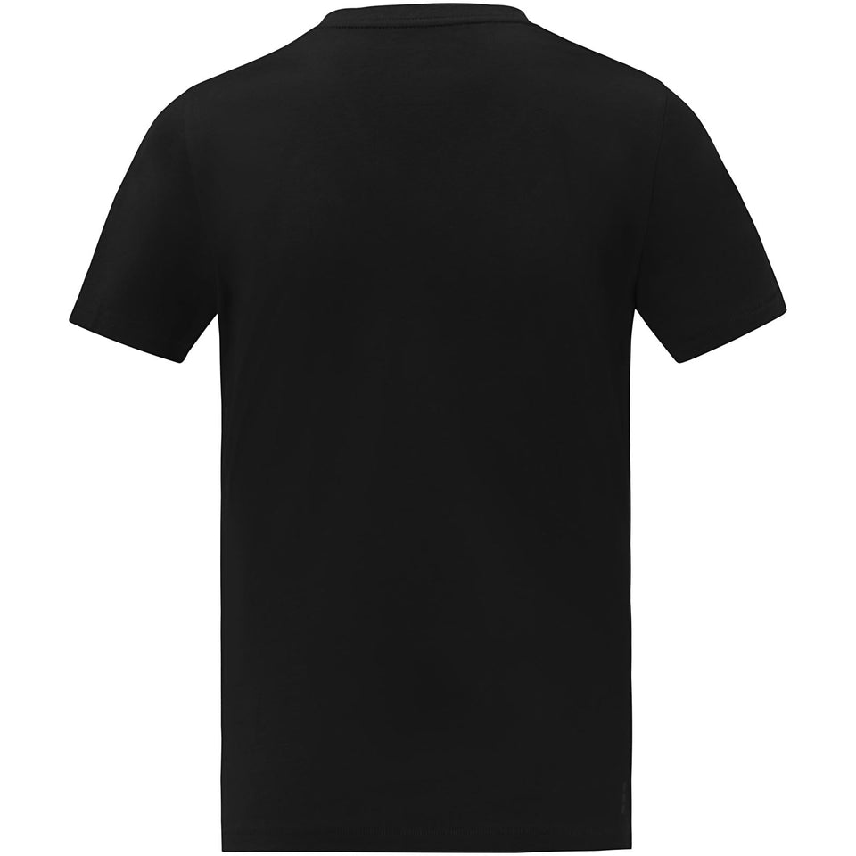 T-shirt Somoto da uomo a manica corta con collo a V personalizzato con logo - Pubblienne