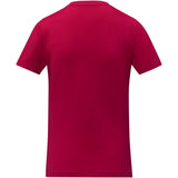 T-shirt Somoto da donna a manica corta con collo a V personalizzato con logo - Pubblienne