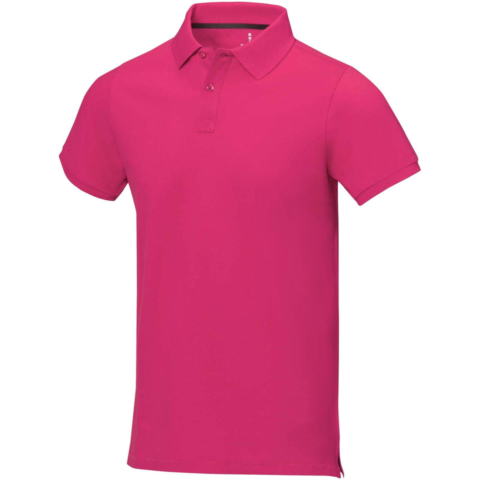 Polo Calgary a manica corta da uomo personalizzato con logo - Pubblienne